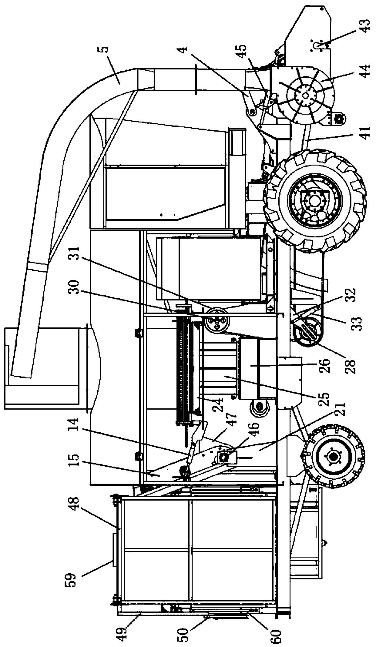 Self-propelled straw compressor