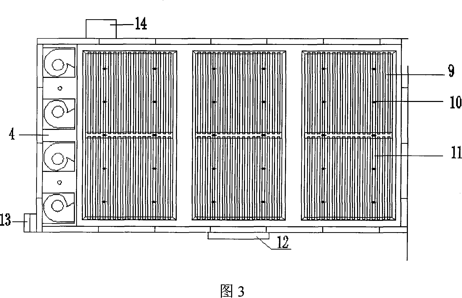 Multifunction step-in type artificial environment composite simulation durability experiment device