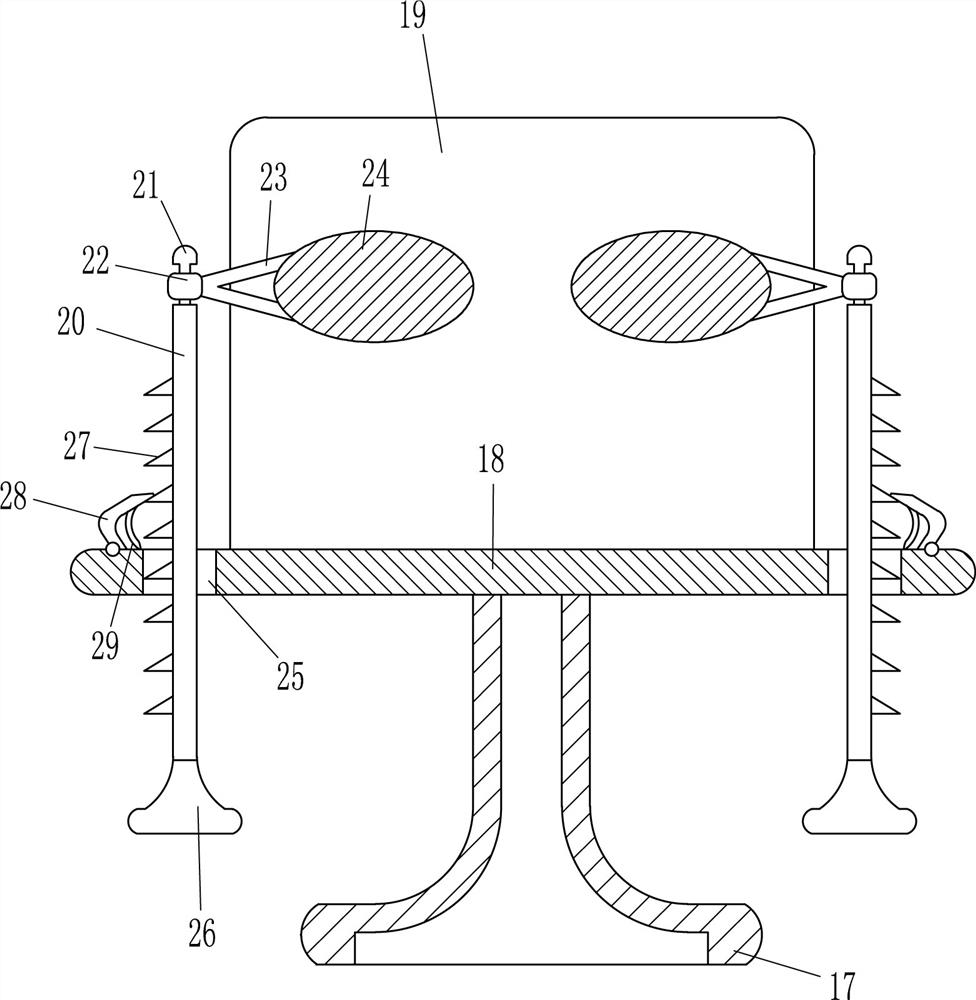 A self-service visual acuity measuring device