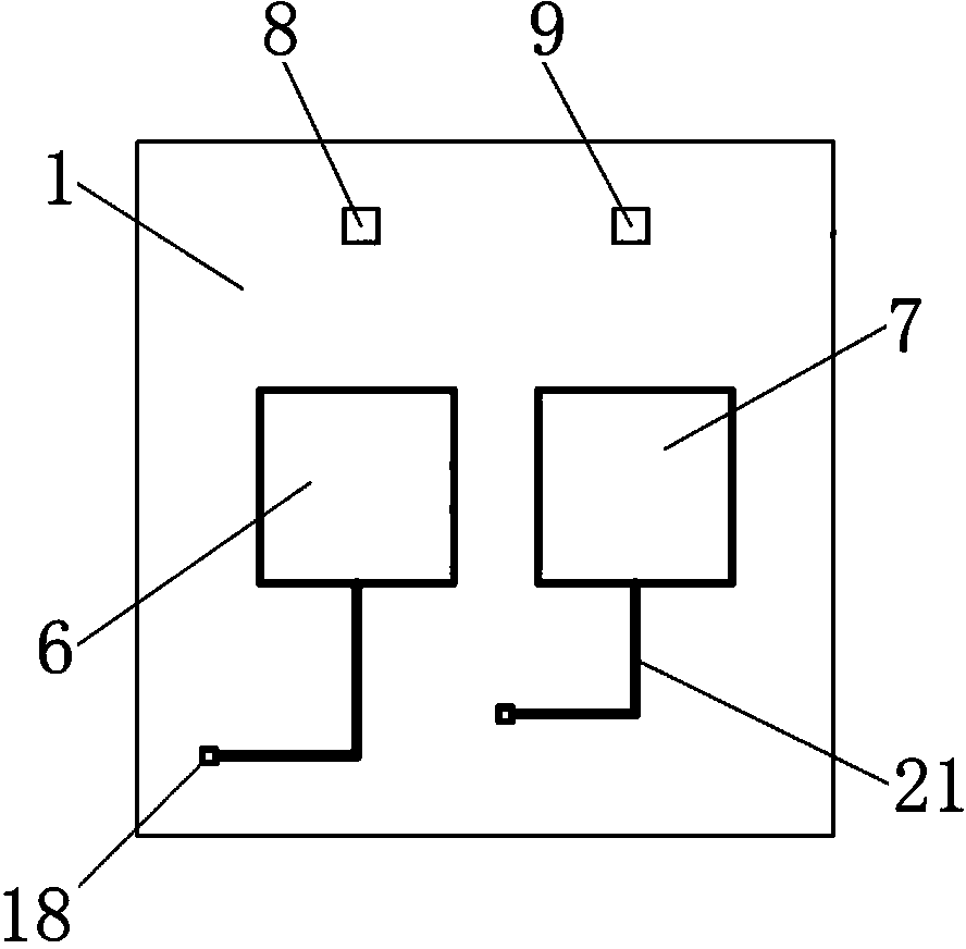 Wireless passive high-temperature pressure sensor with temperature compensation and temperature compensation algorithm thereof