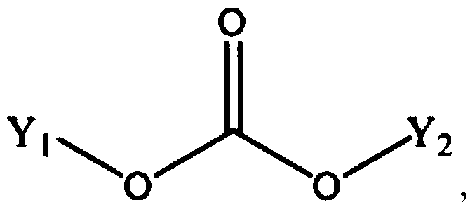 Preparation method of hydrocarbyl fluoroalkyl asymmetric chain carbonate