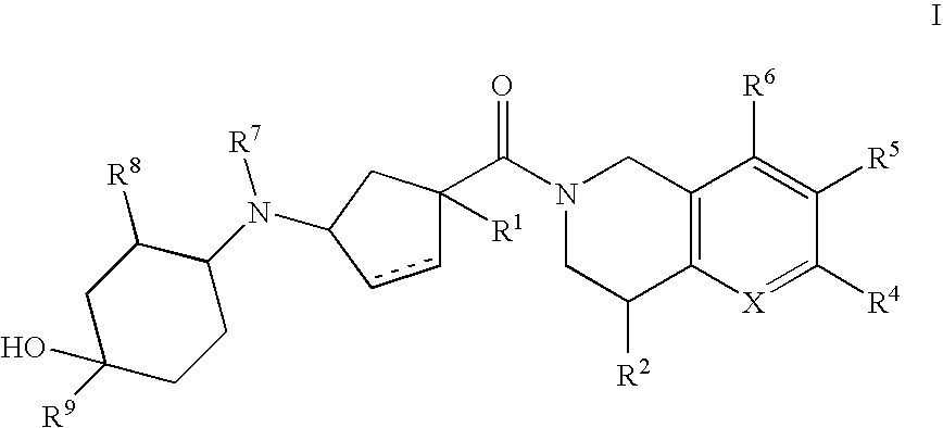 3-(4-Heteroarylcyclohexylamino)cyclopentanecarboxamides as modulators of chemokine receptors