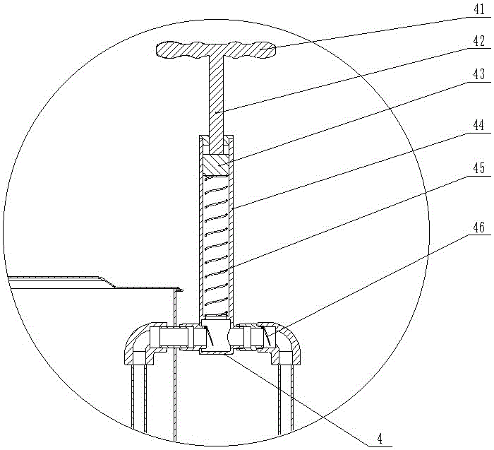 Pressure drainage device