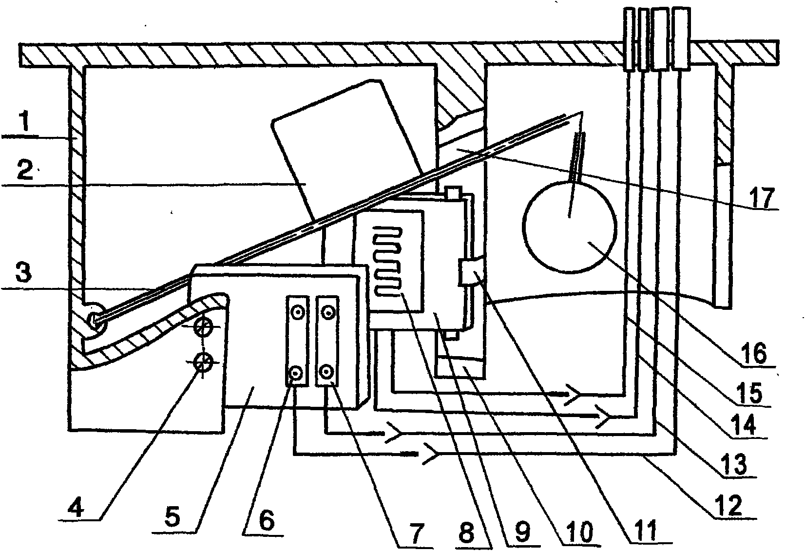 Automobile fuel volume non-contact photoelectric sensor