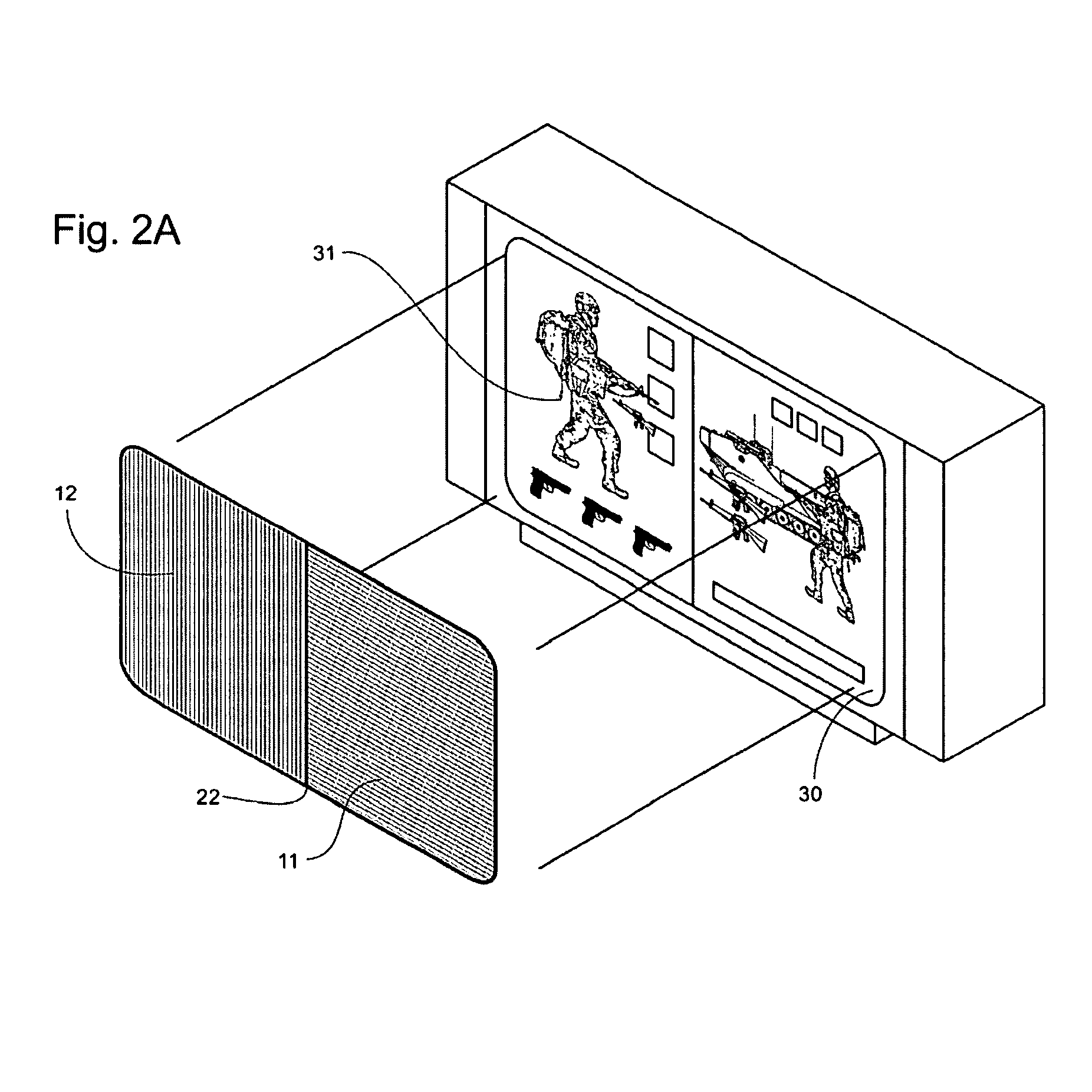 Split Screen Discrete Viewing Apparatus and Method