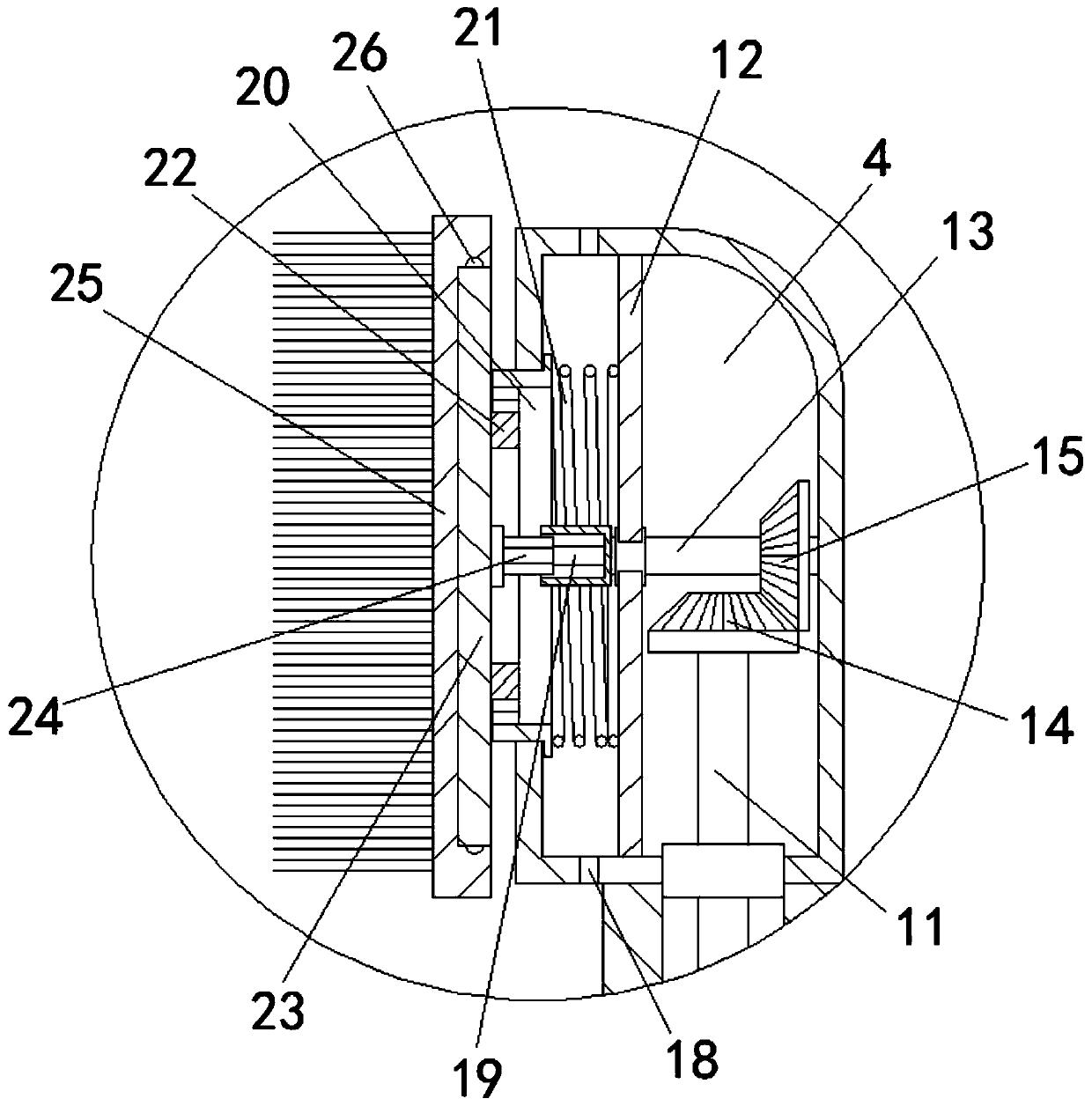 Intelligent electric toothbrush with shaking shutdown function