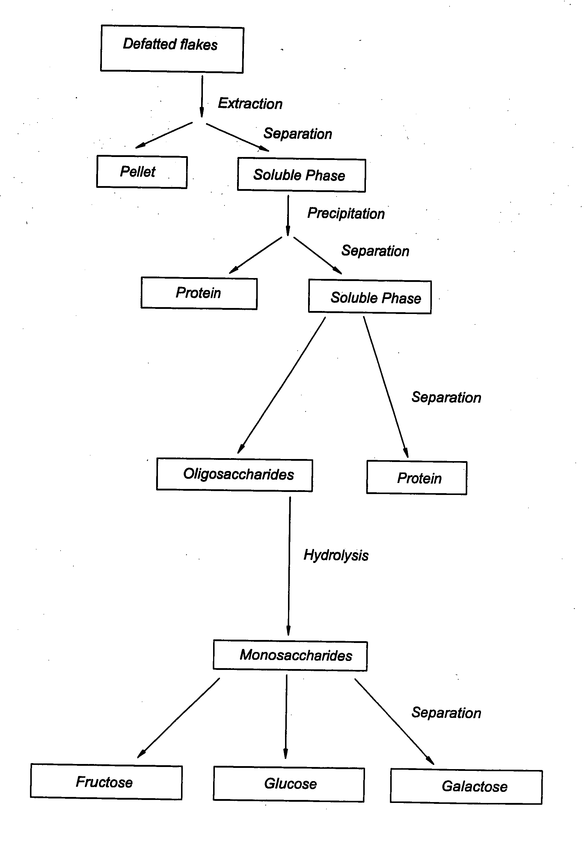 D-galactose isolation system