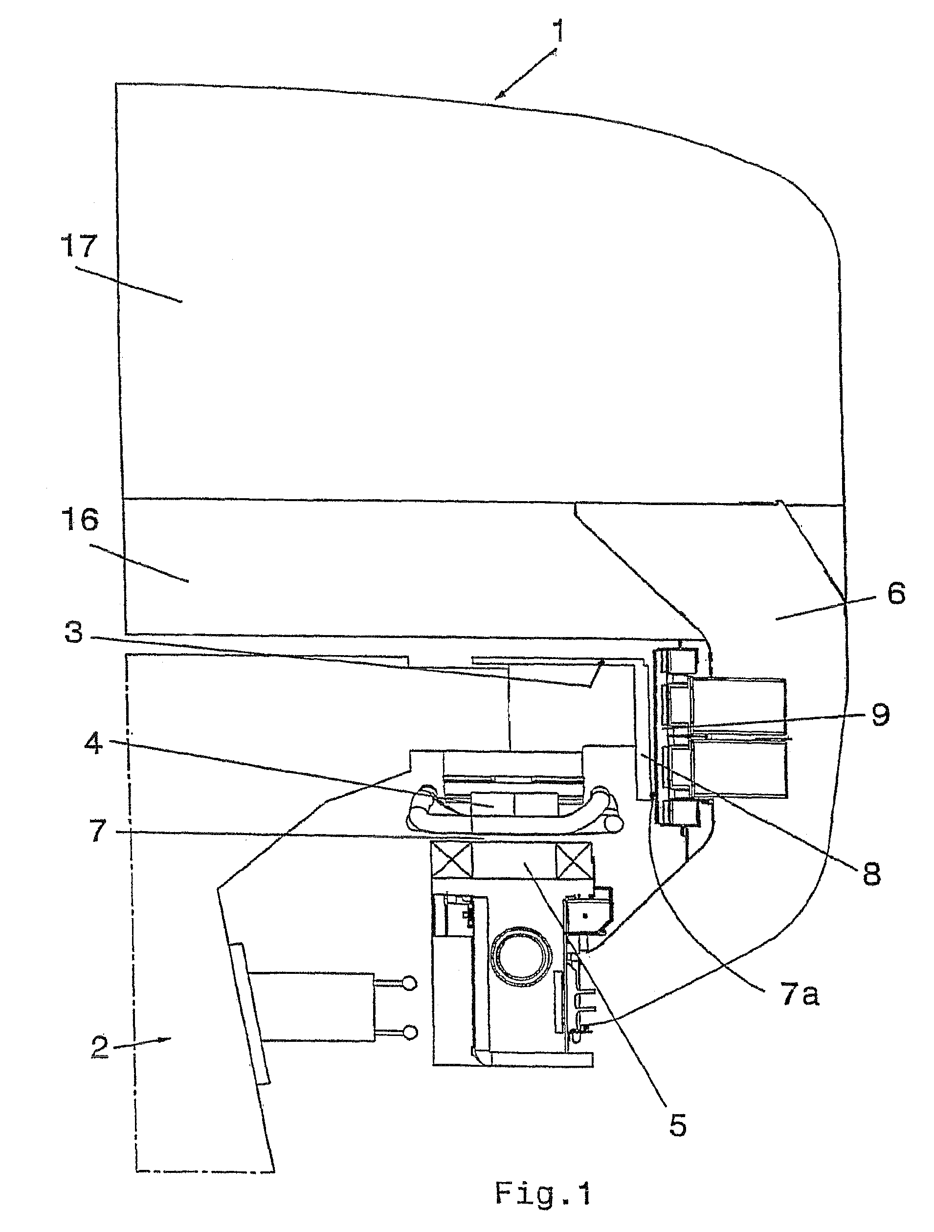 Vehicle having an eddy current brake for a rail-borne transportation system, and a transportation system which is operated therewith, in particular a magnetic levitation train