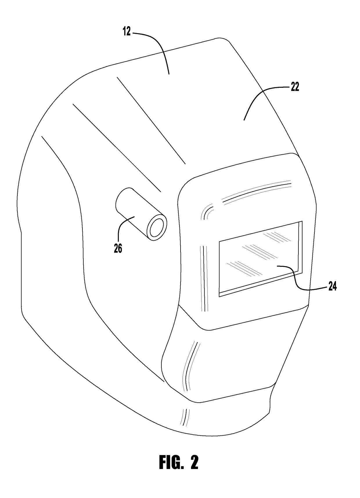 Welding trainer utilizing a head up display to display simulated and real-world objects