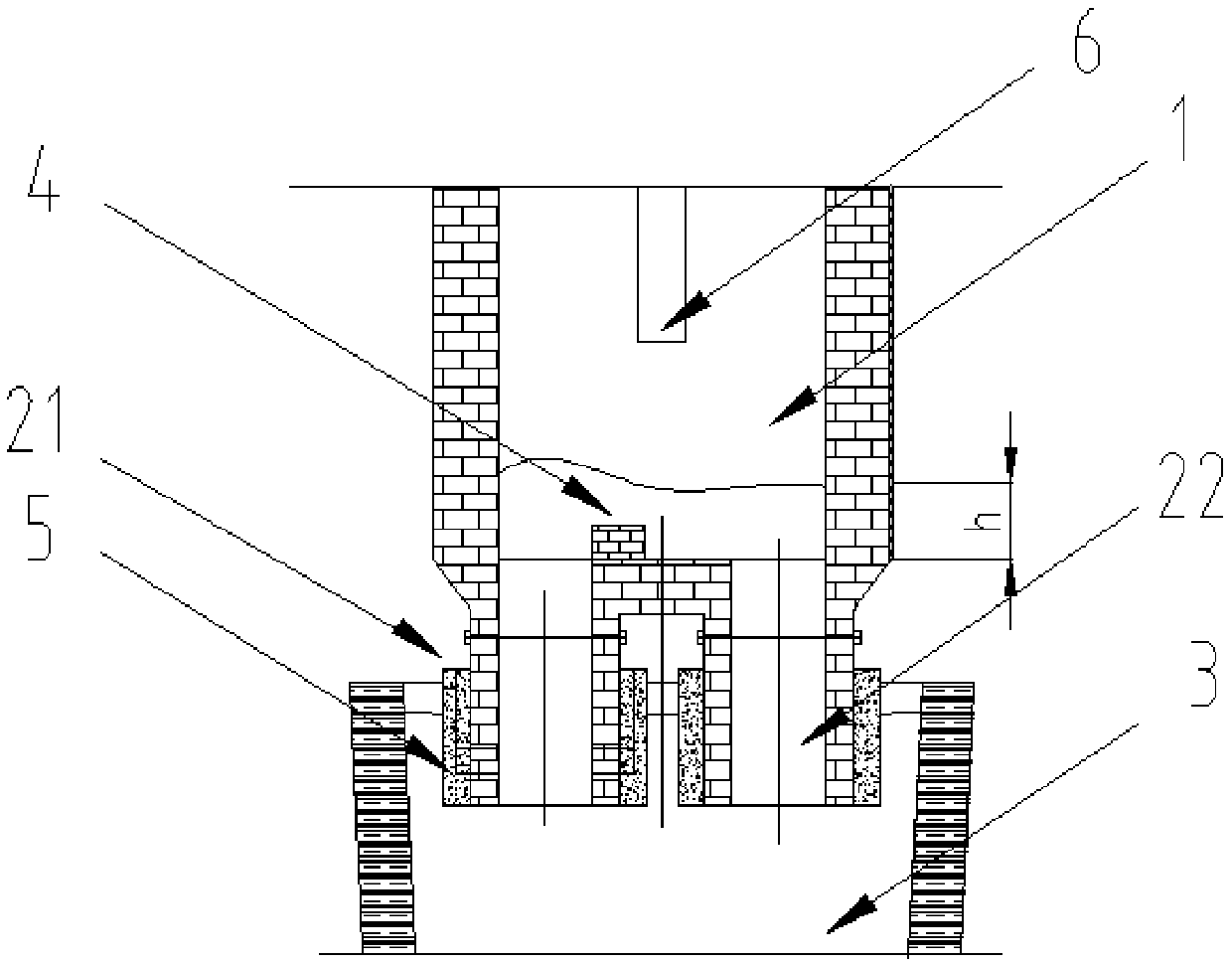 RH refining device and method for promoting deep decarburization of molten steel