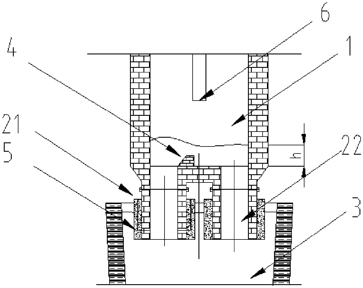 RH refining device and method for promoting deep decarburization of molten steel