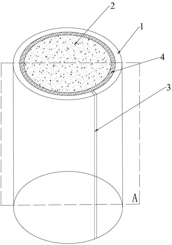 Buffering energy-absorbing structure