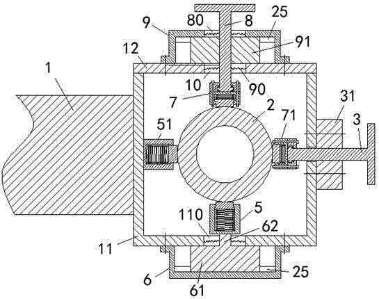 Bearing device for industrial pipeline