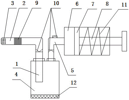 Novel medical sputum suction apparatus