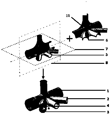 Carbon fiber composite multi-way connector