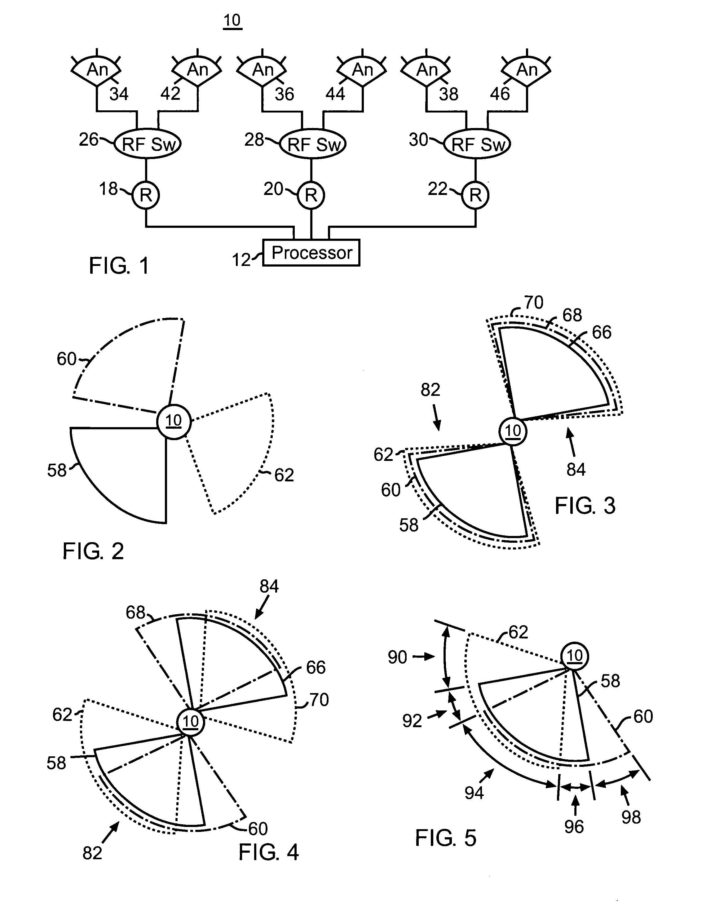 Methods and apparatus for overlapping MIMO antenna physical sectors