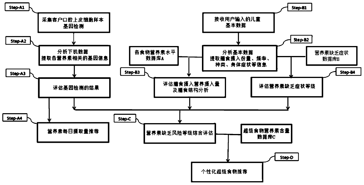 Child nutrient deficiency risk assessment system