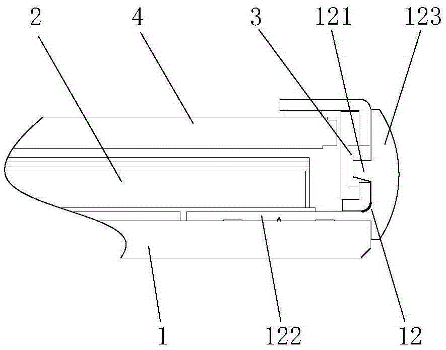 Display product frame and production process thereof