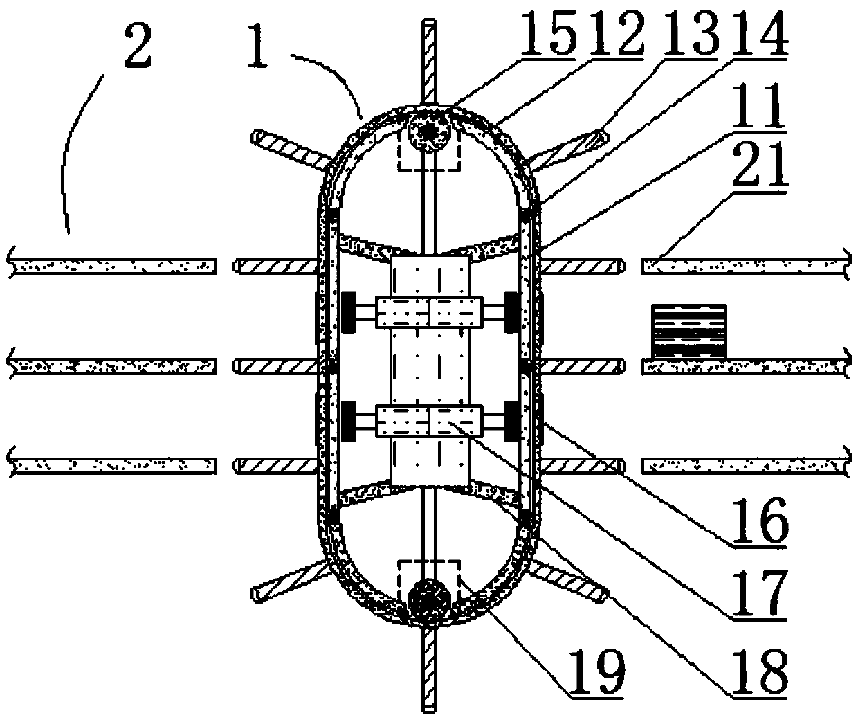 Intelligent turnover device for corrugated board warehouse