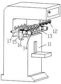 Automatic pad printing machine