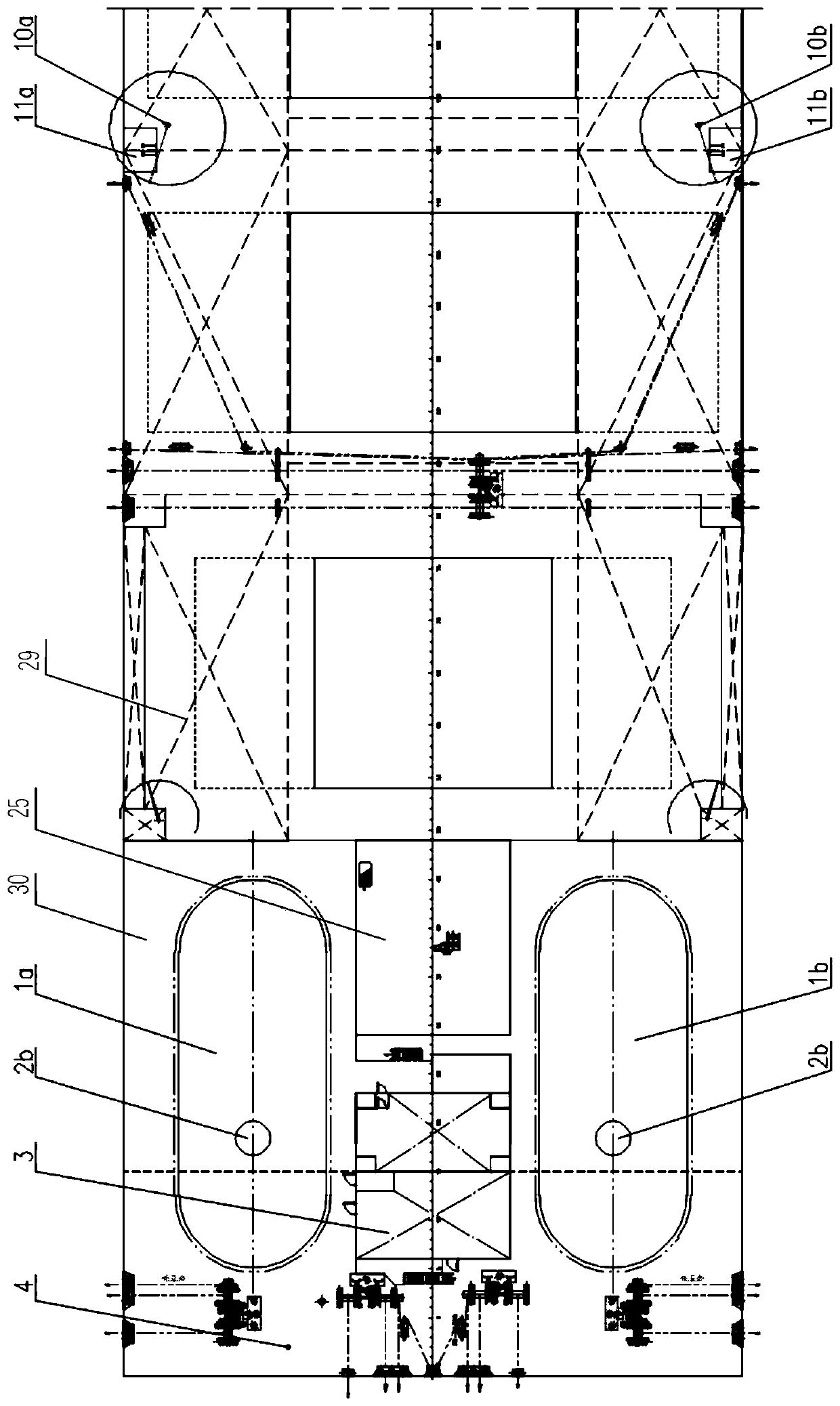 Dual-fuel bulk cargo ship