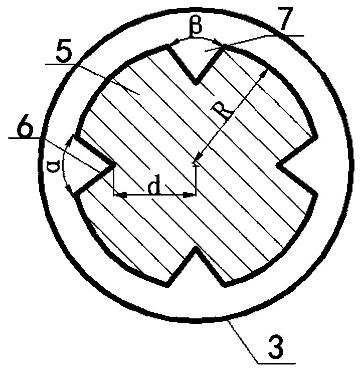 Blast hole arrangement mode and explosive charging structure adopting backward type sectioning-based ore body blasting