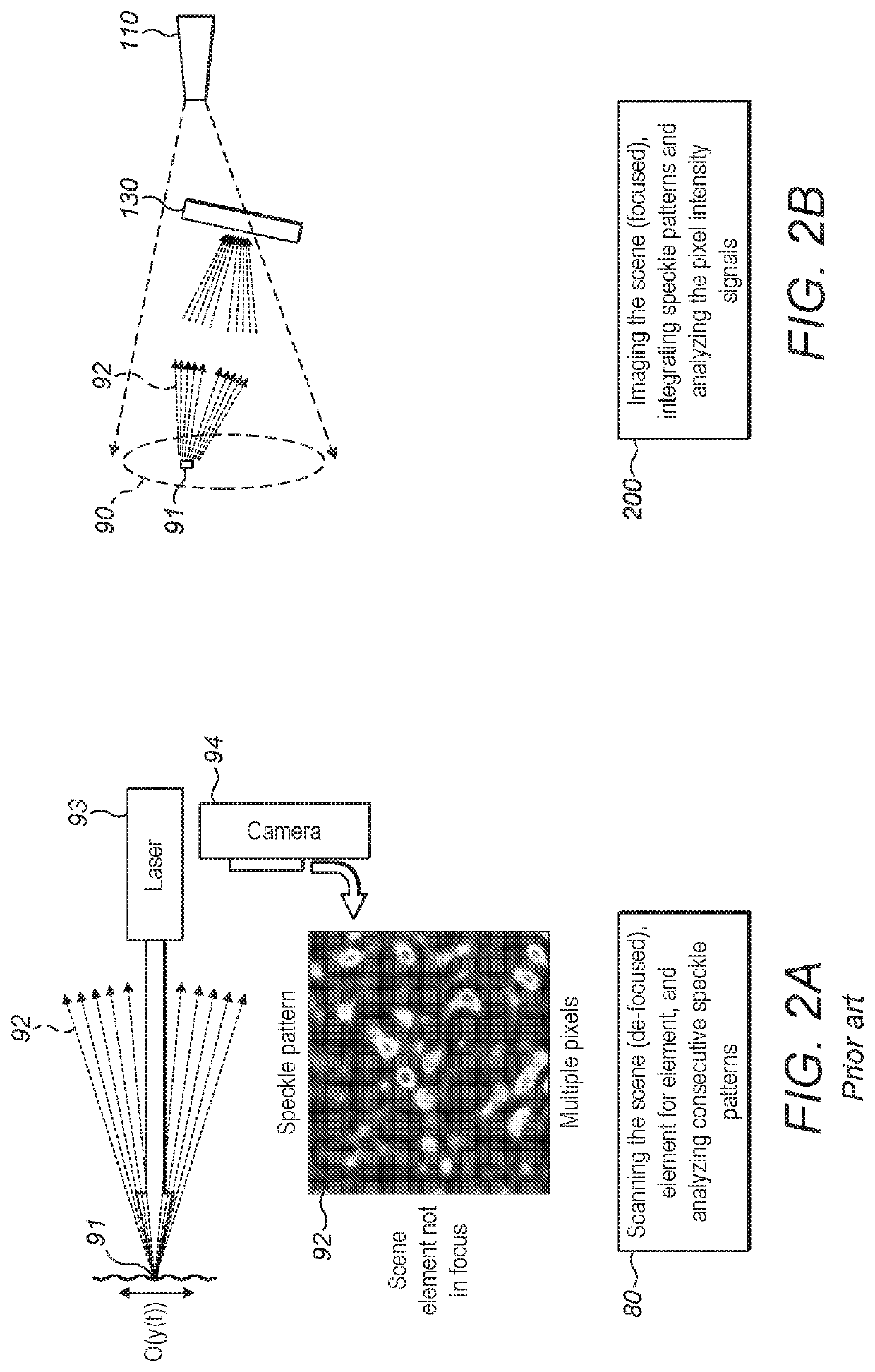 Optical detection of vibrations