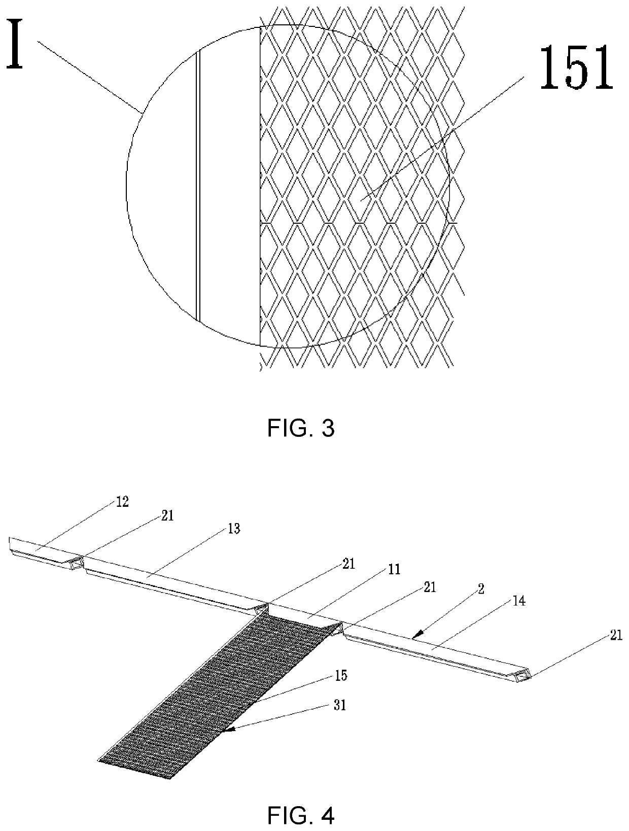 Embedded plate frame structure