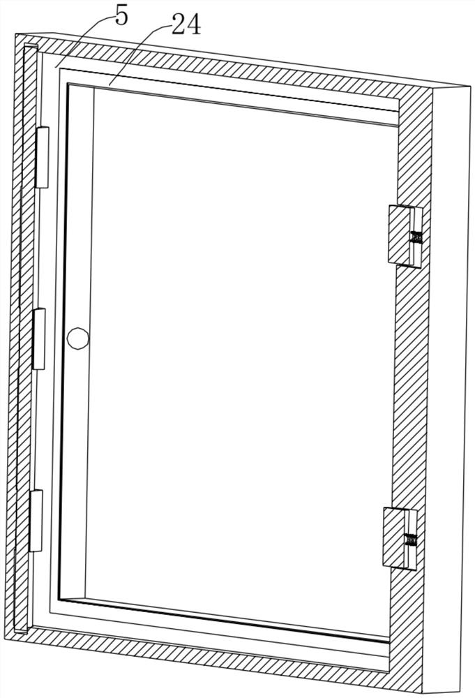 Fireproof aluminum alloy window and production process