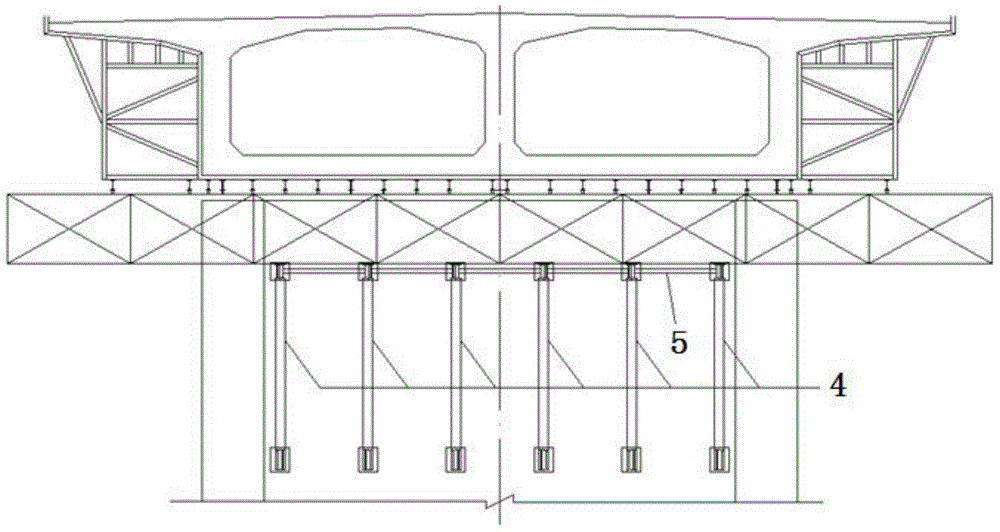 Fastener connecting structure for cantilever box beam triangle brackets