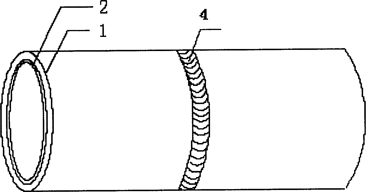 Welding method for ultra-thin composite layer low-carbon steel - austenitic stainless steel multiple tube adaptor