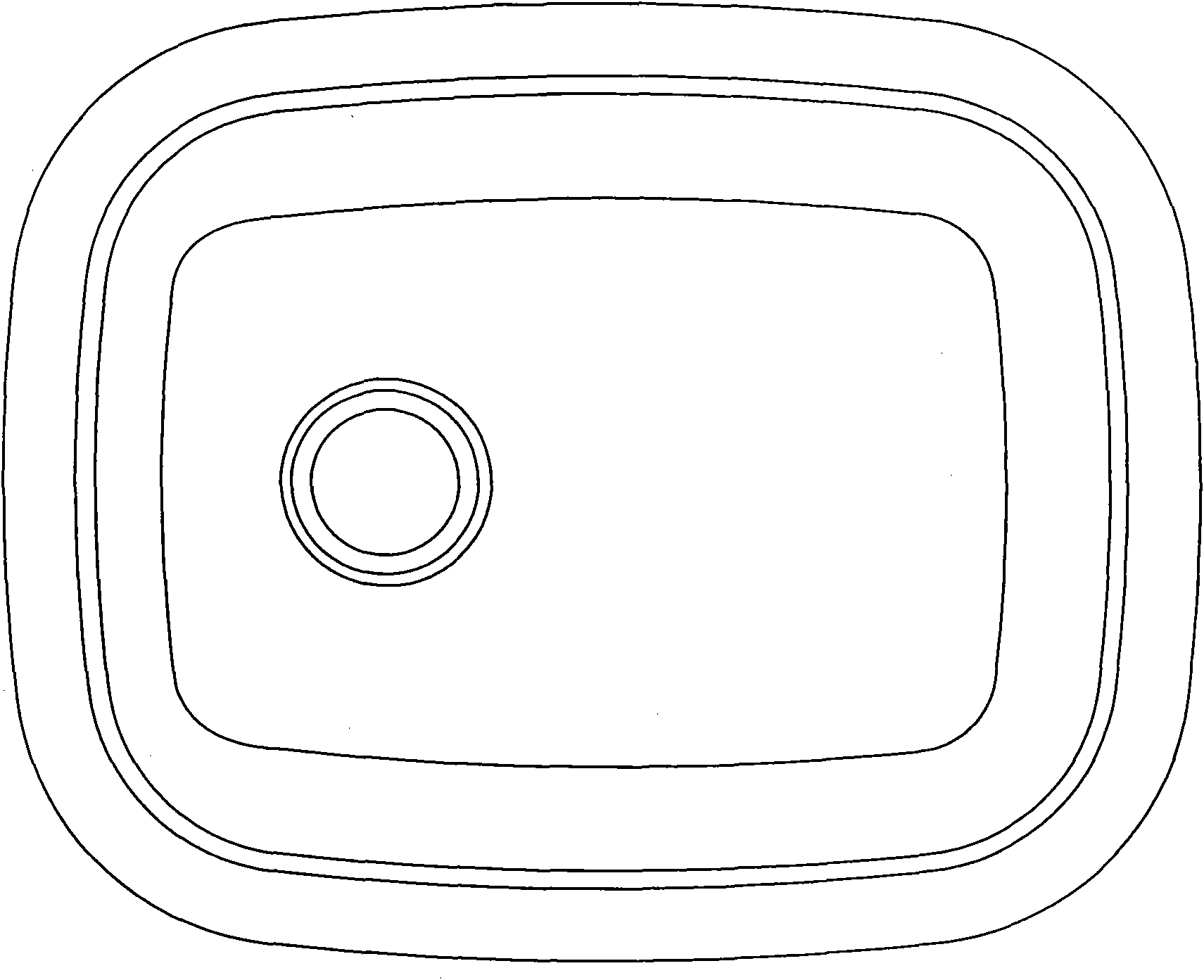 Embedded water tank and processing method thereof