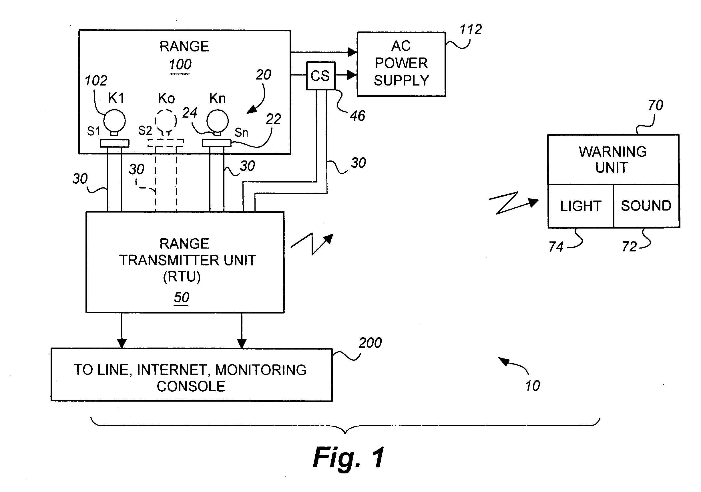 Portable warning system for cooking appliances