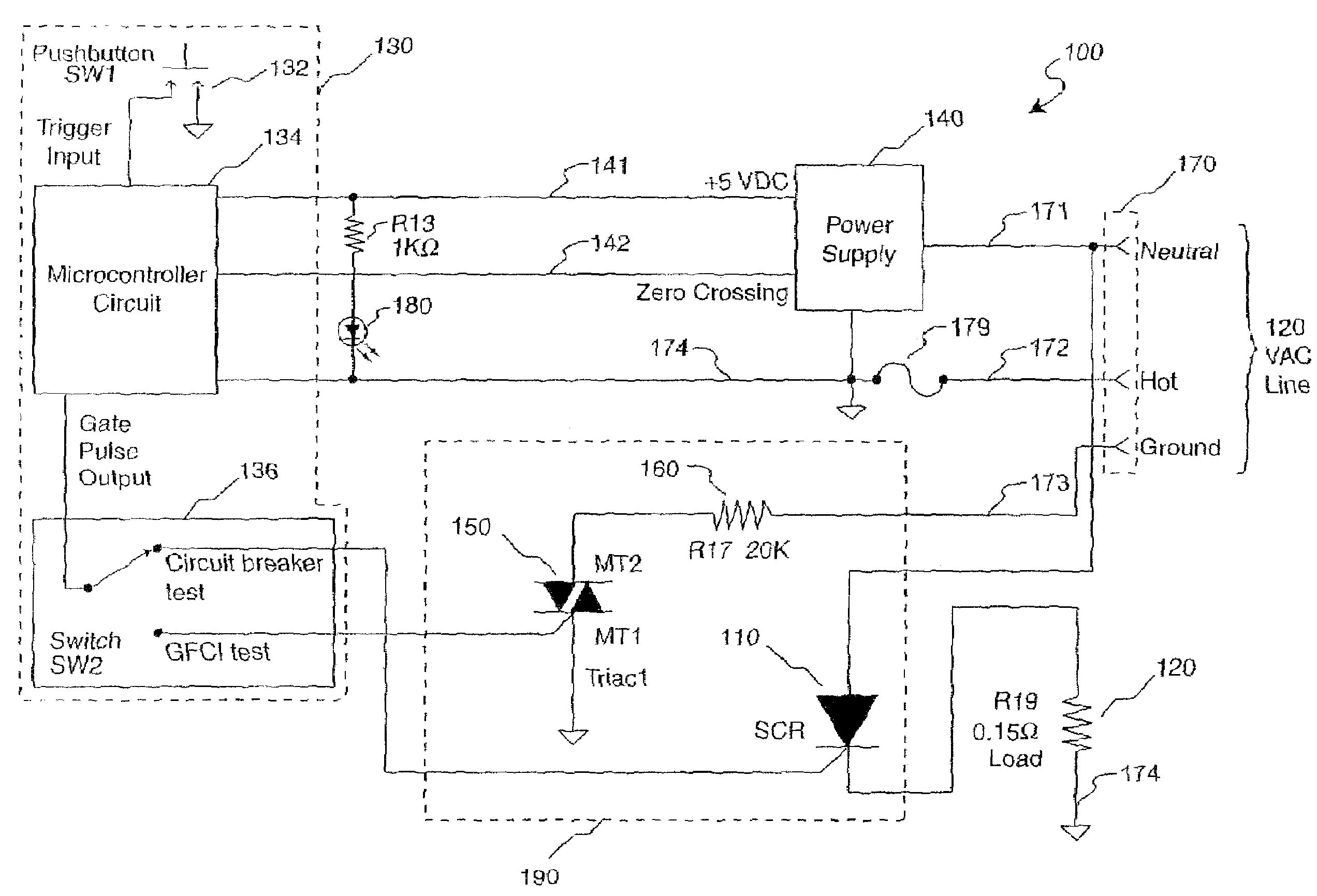 Portable circuit interrupter tester and method