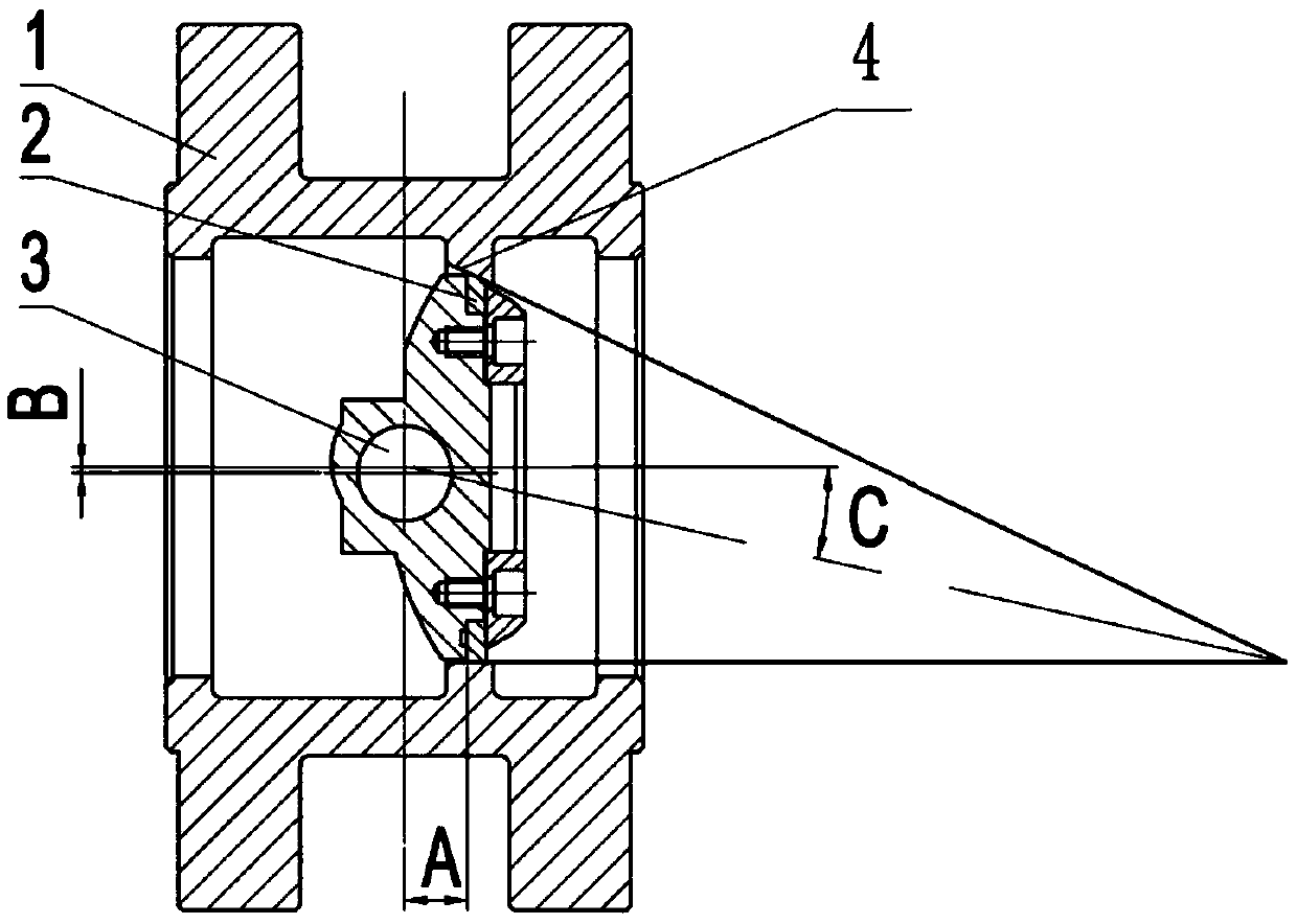 Full-metal elastic arc lip sealing ring for hard seal butterfly valve