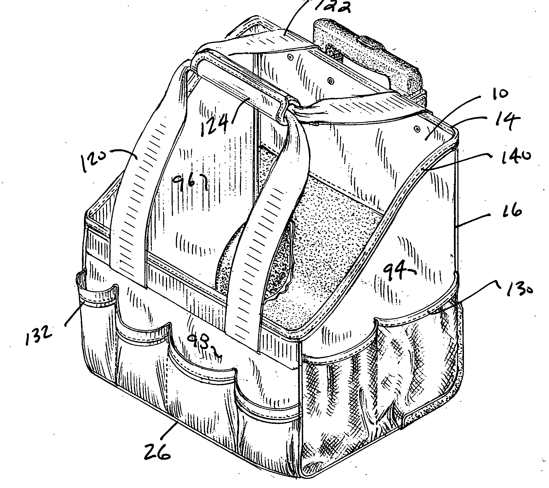 Wheeled tool bag