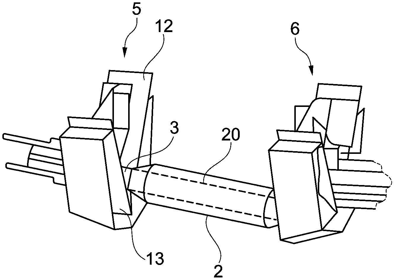 Device for turning over cop and cop bobbin