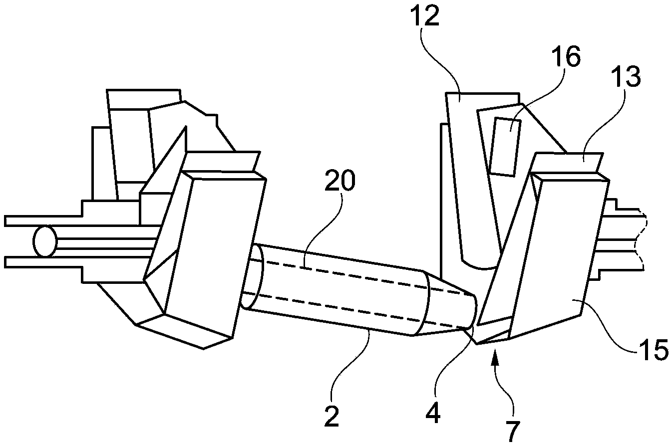 Device for turning over cop and cop bobbin