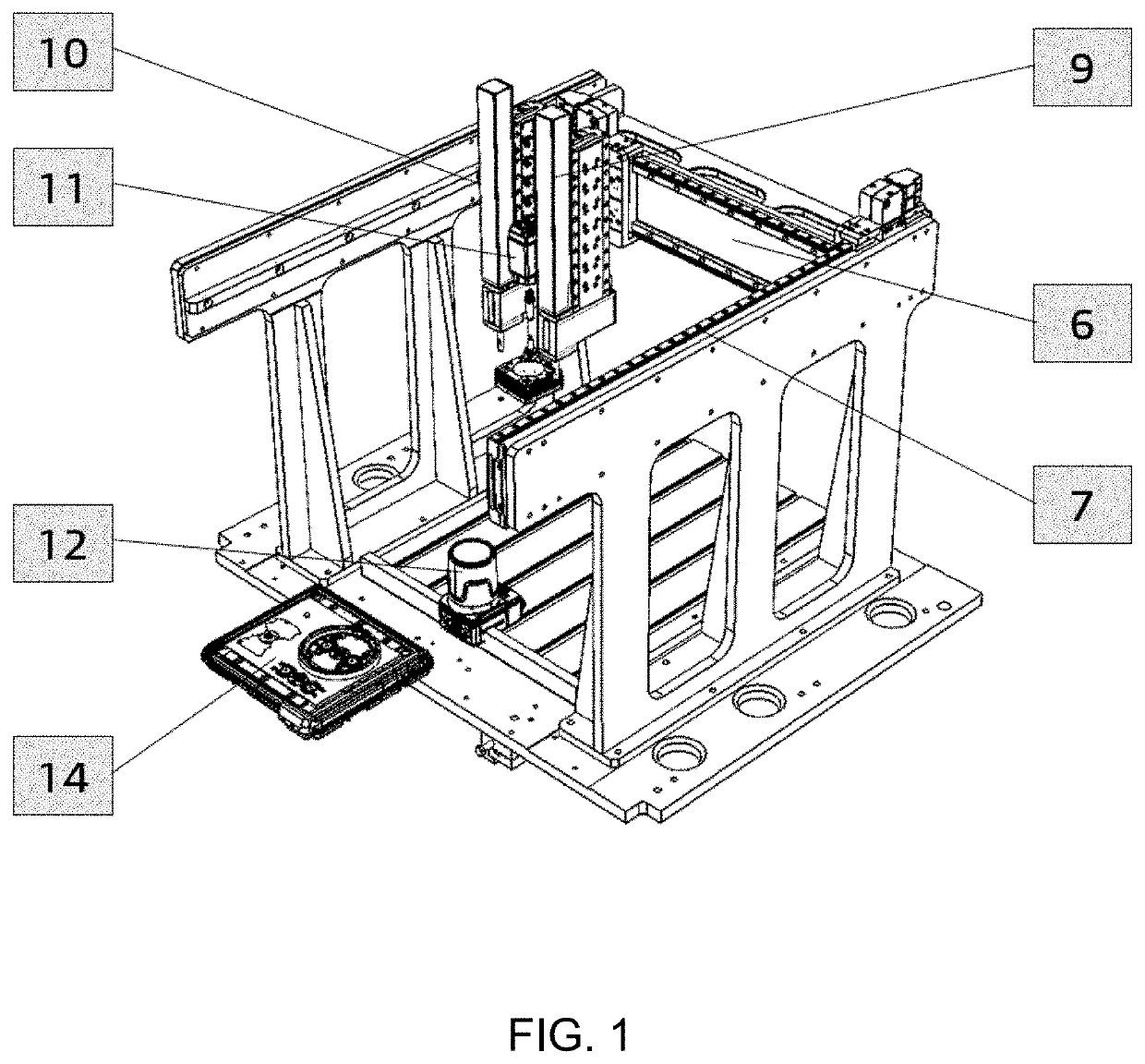 Comprehensive model-based method for gantry robot calibration via a dual camera vision system