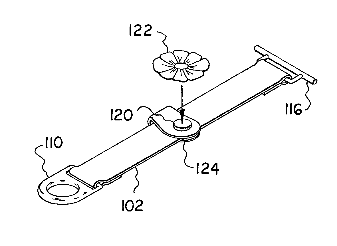 Adjustable Ornamental Hair Restraining apparatus and Method