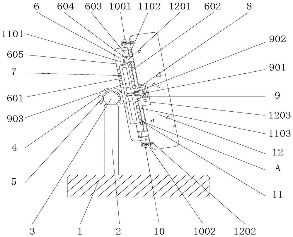 Application of a liquid crystal display that is easy to rotate