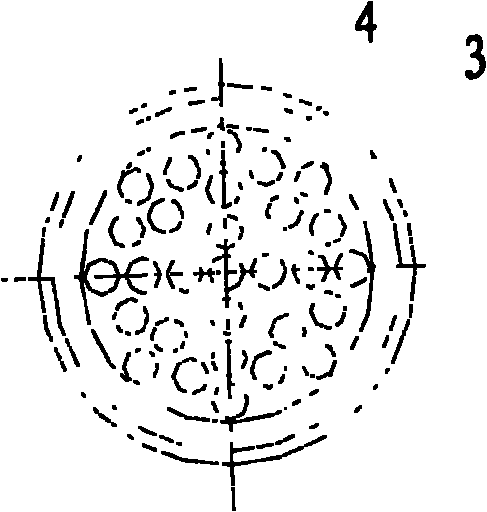 Filtering device and filtering system used for pinching and processing toxic harmful dust