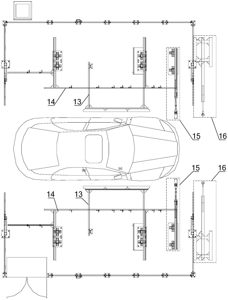 Automatic rolling equipment for door strips of automobiles