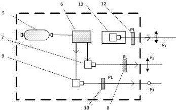 Anti-optical aliasing semiconductor laser distance measuring device and method for traceable precise measuring ruler