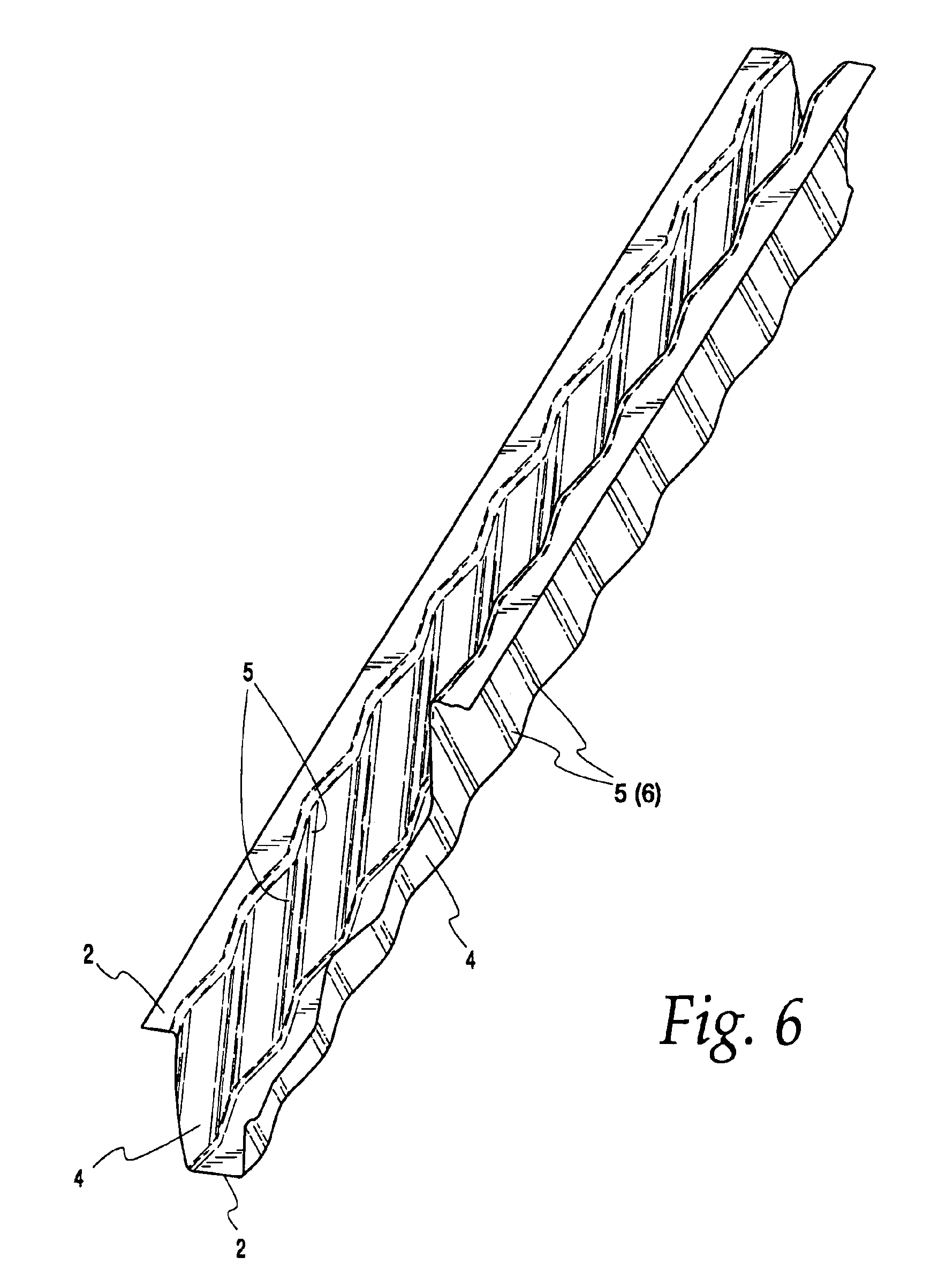 Corrugated heat exchange element