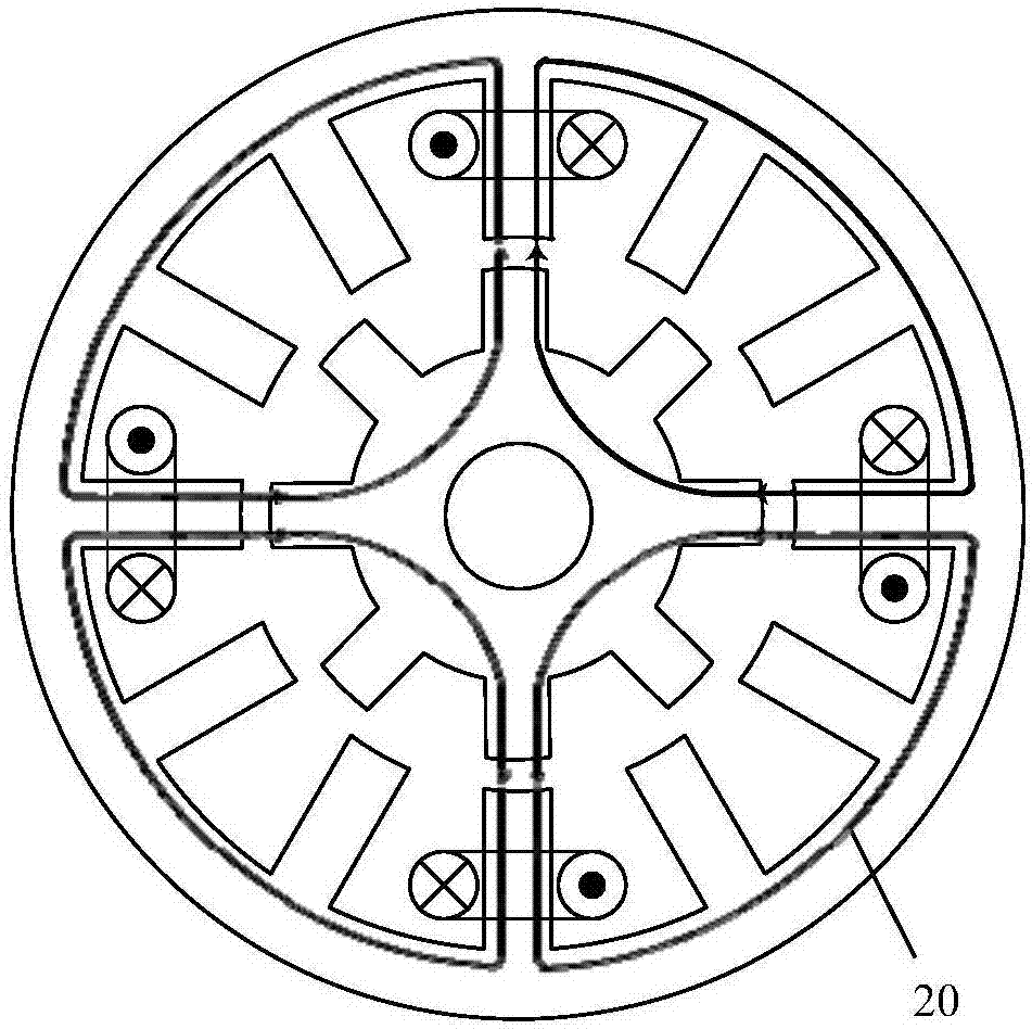 A tapered magnetic bearing switched reluctance motor and its control method