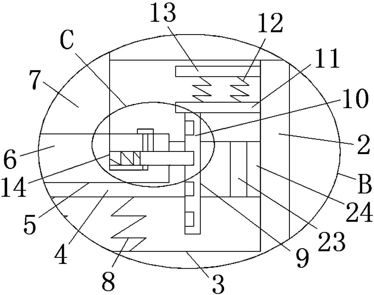 Dust removal device for tablet press