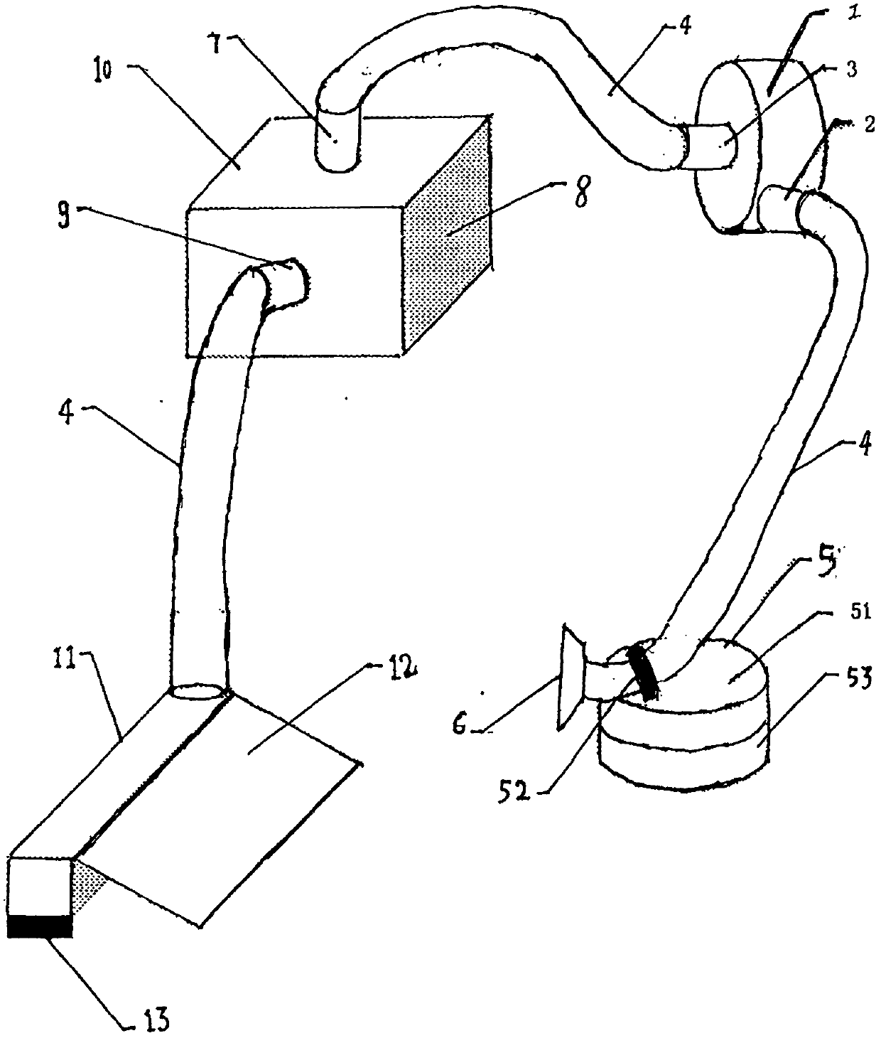 Table tennis ball picking device