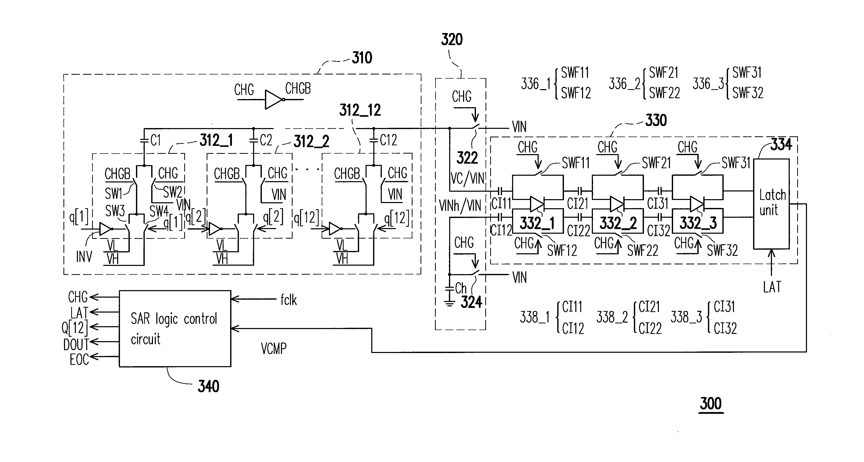 Successive approximation register analog-to-digital converter