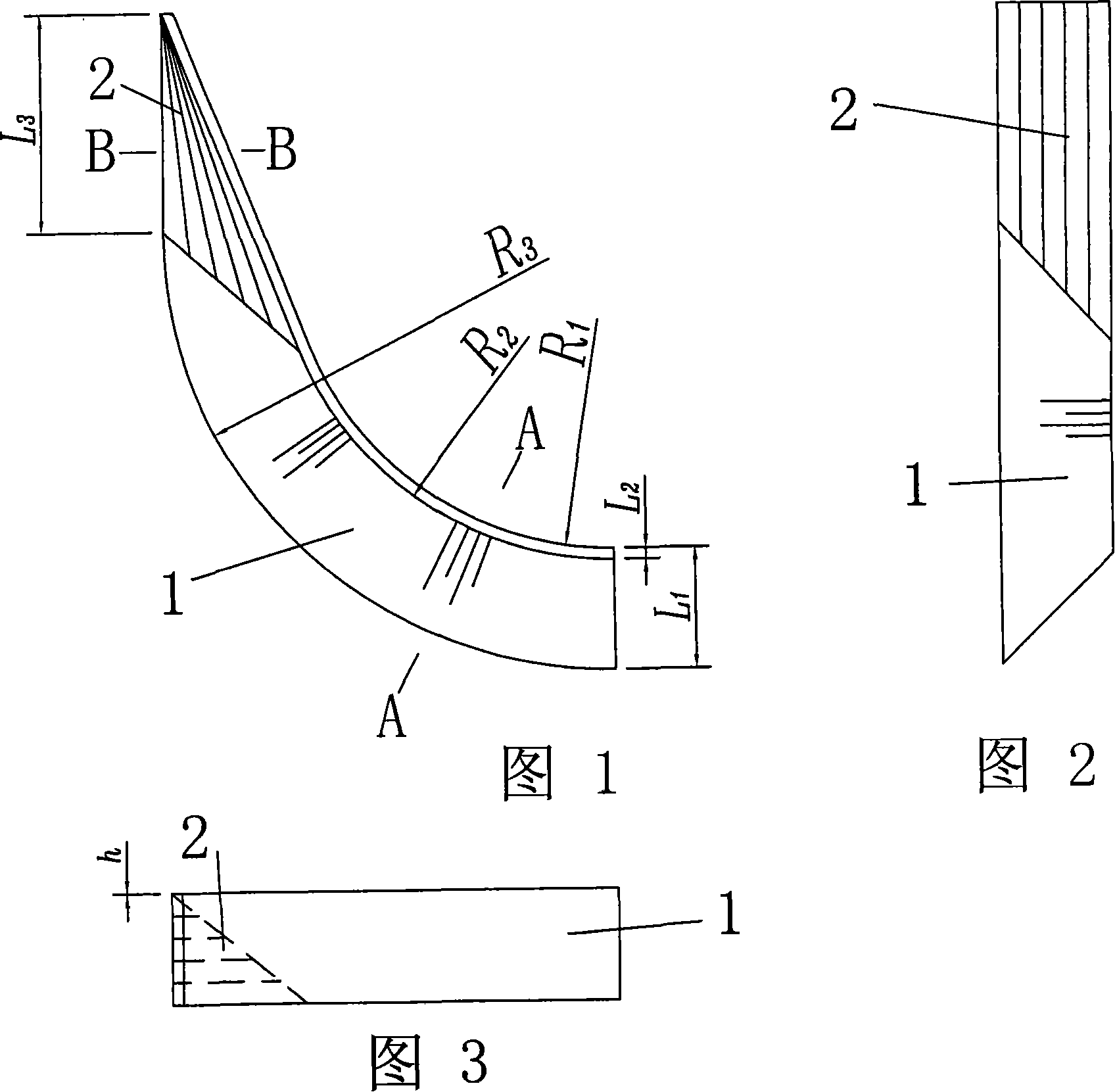 Flow guiding engineering for river gate dam and spillway